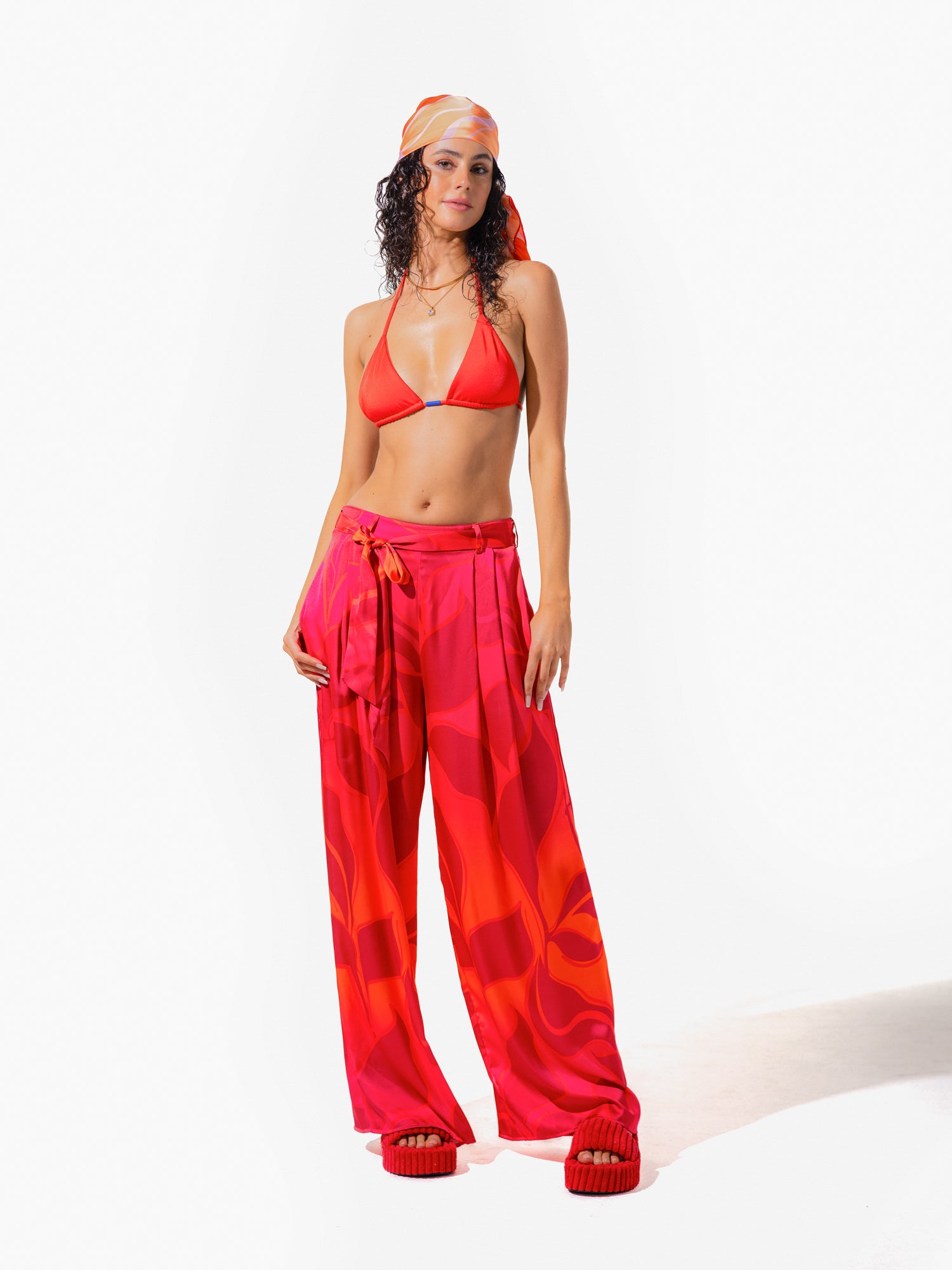 Aruba Palazzo Pant - Folia Print