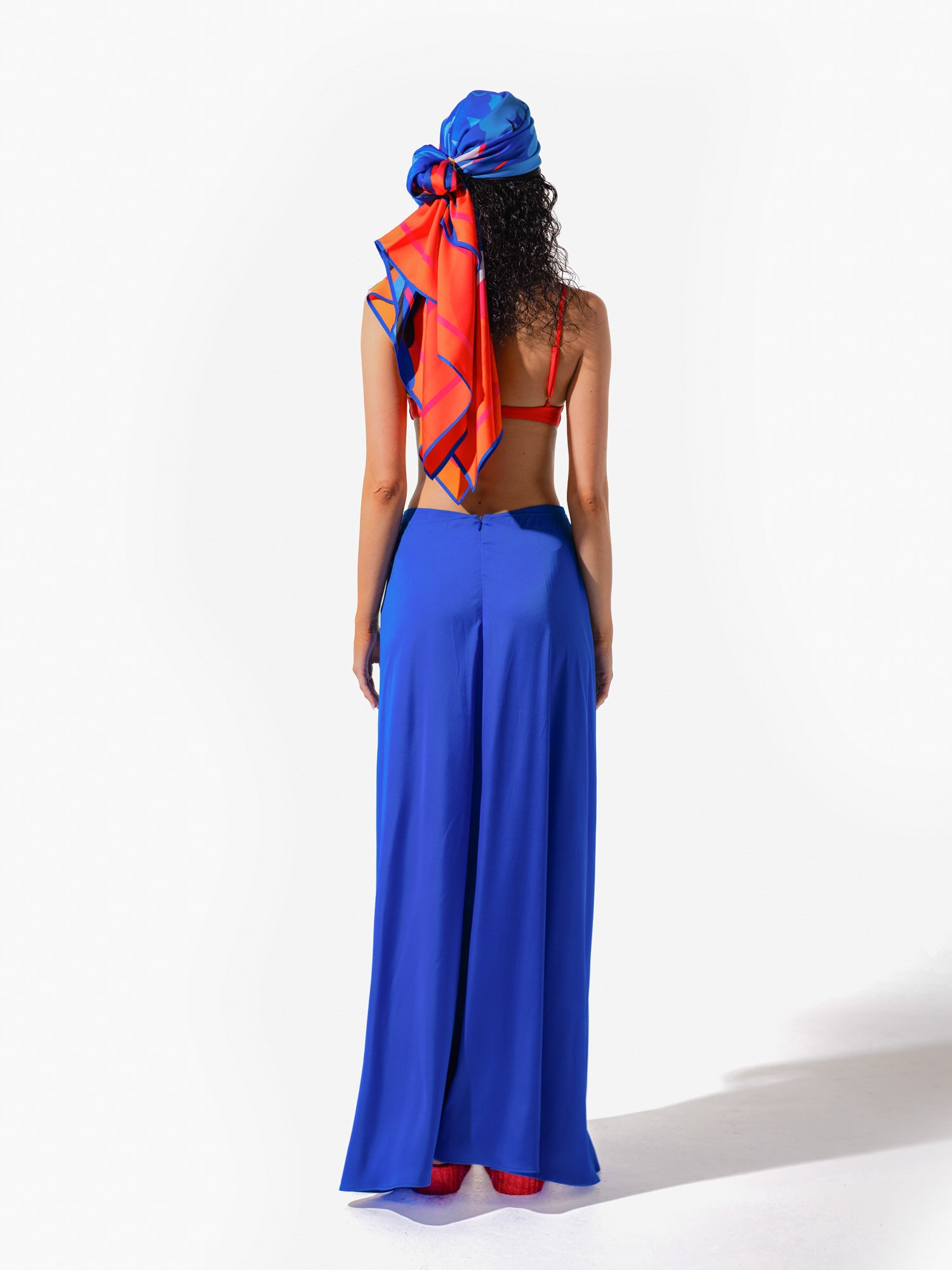 Anguilla Wrap Pant - Cobalt