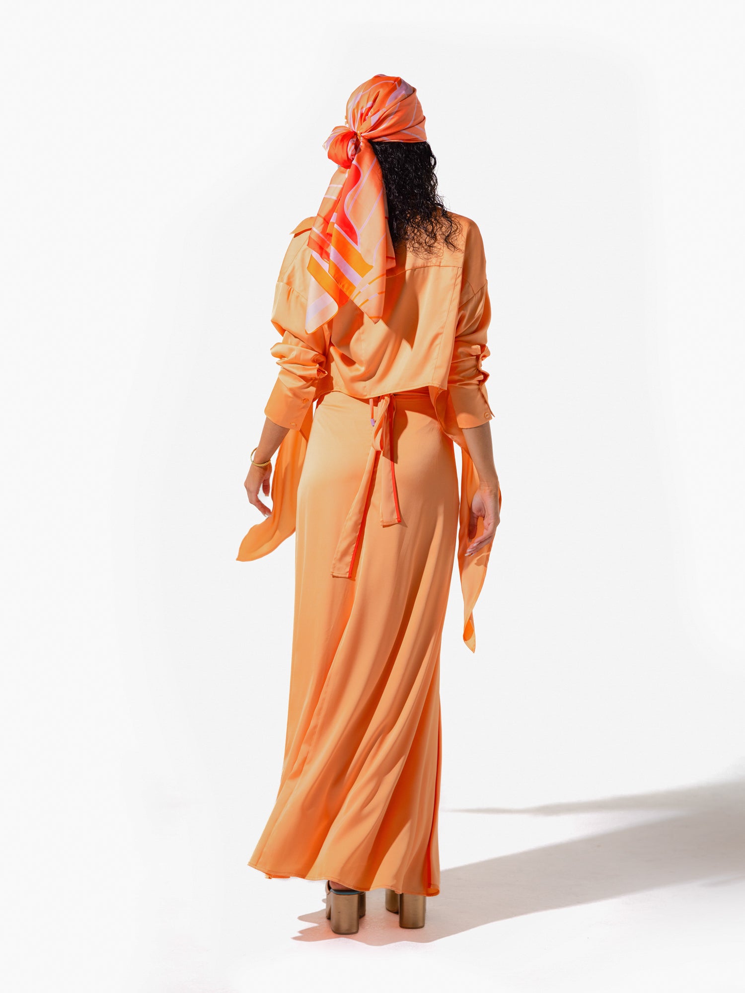 Anguilla Wrap Pant - Peach