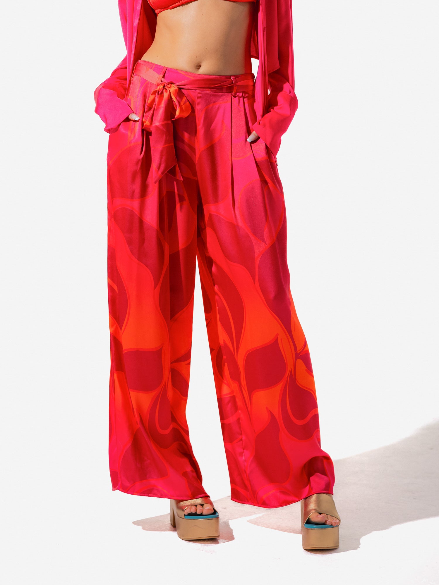 Aruba Palazzo Pant - Folia Print