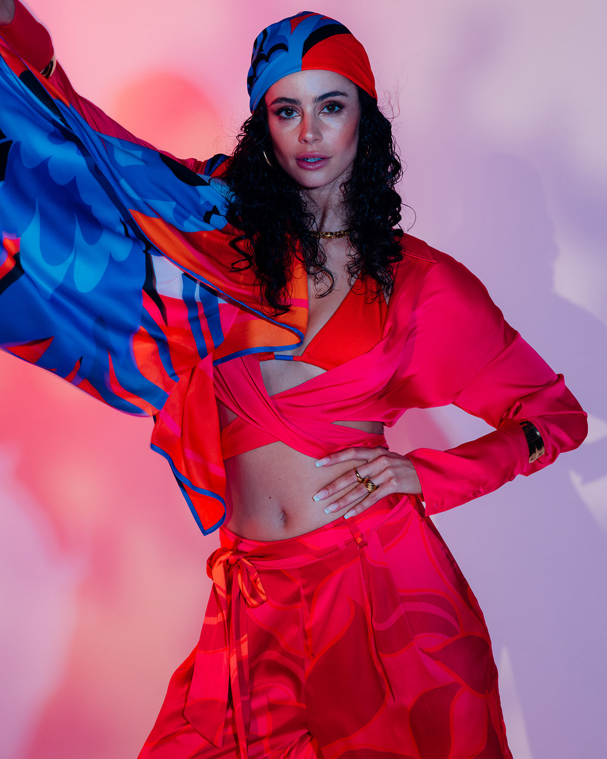 Aruba Palazzo Pant - Folia Print