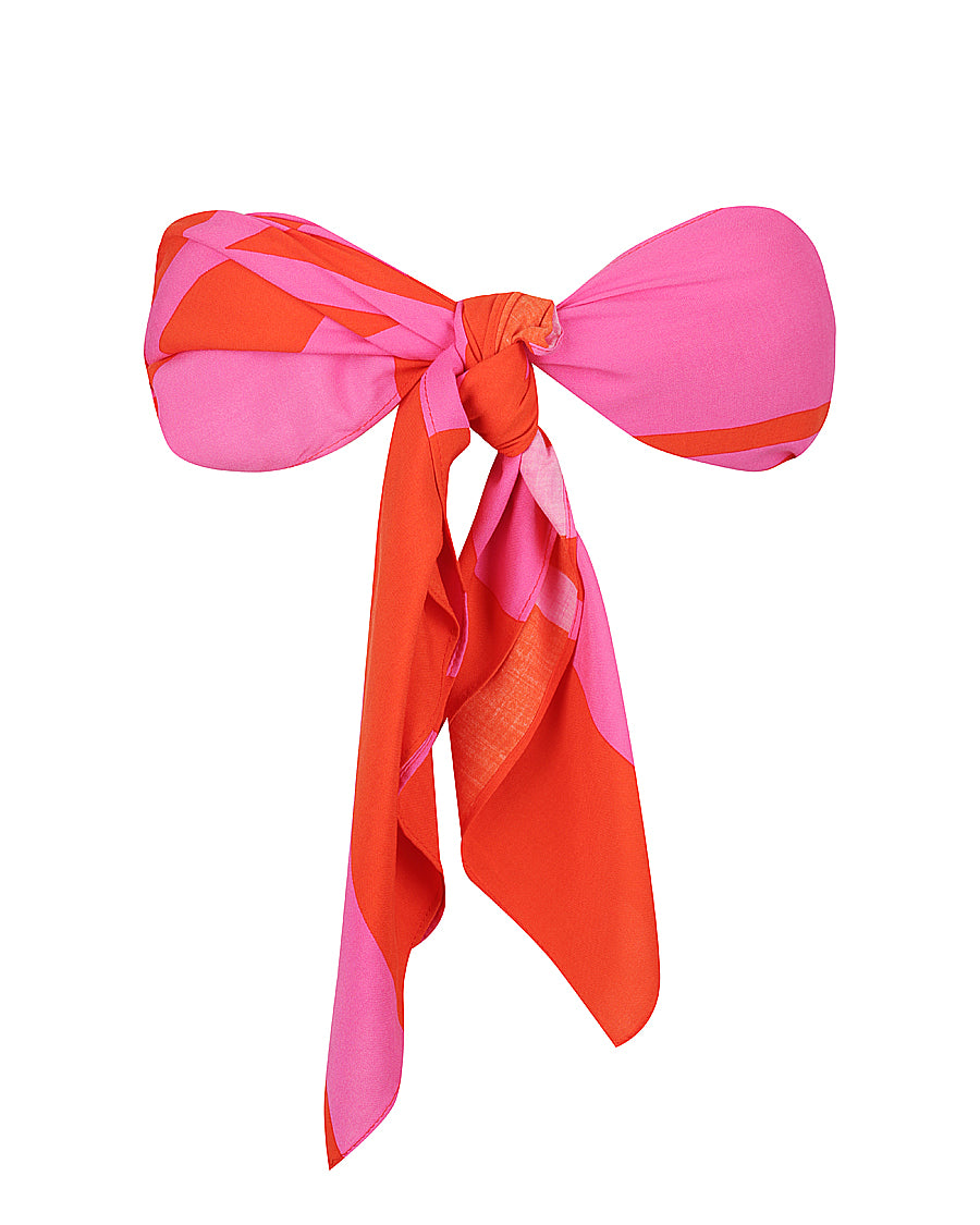 Casablanca Scarf - Eclipse Print Fushcia