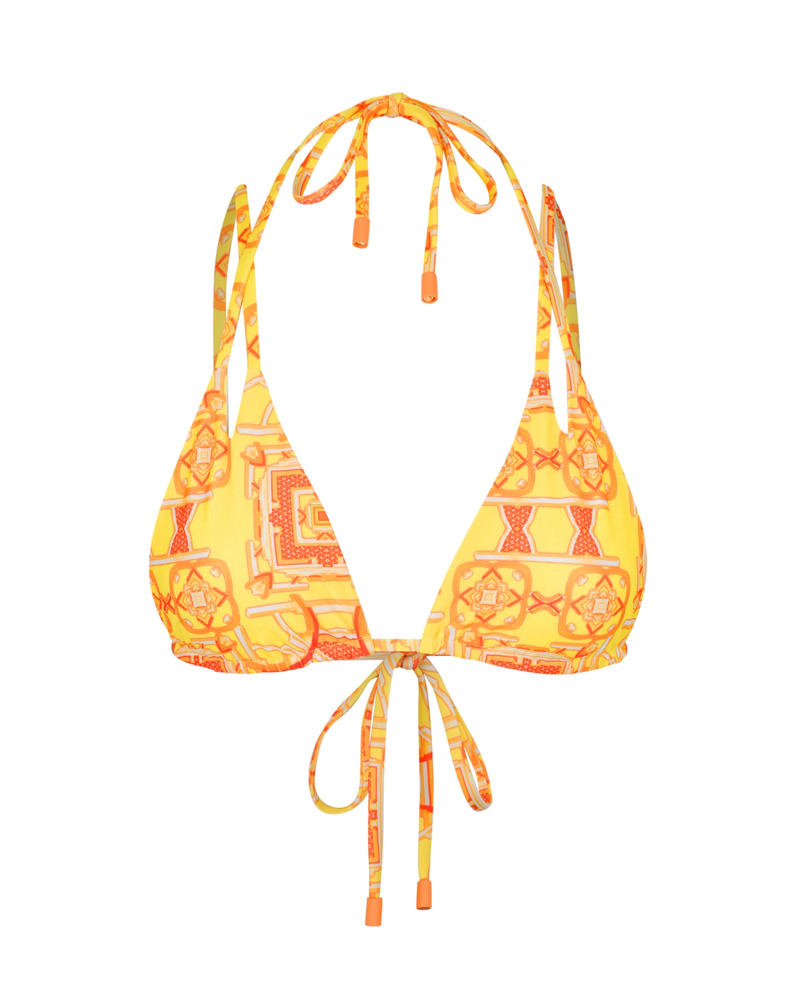 Tulum Bikini Top - Kaleidoscope Yellow