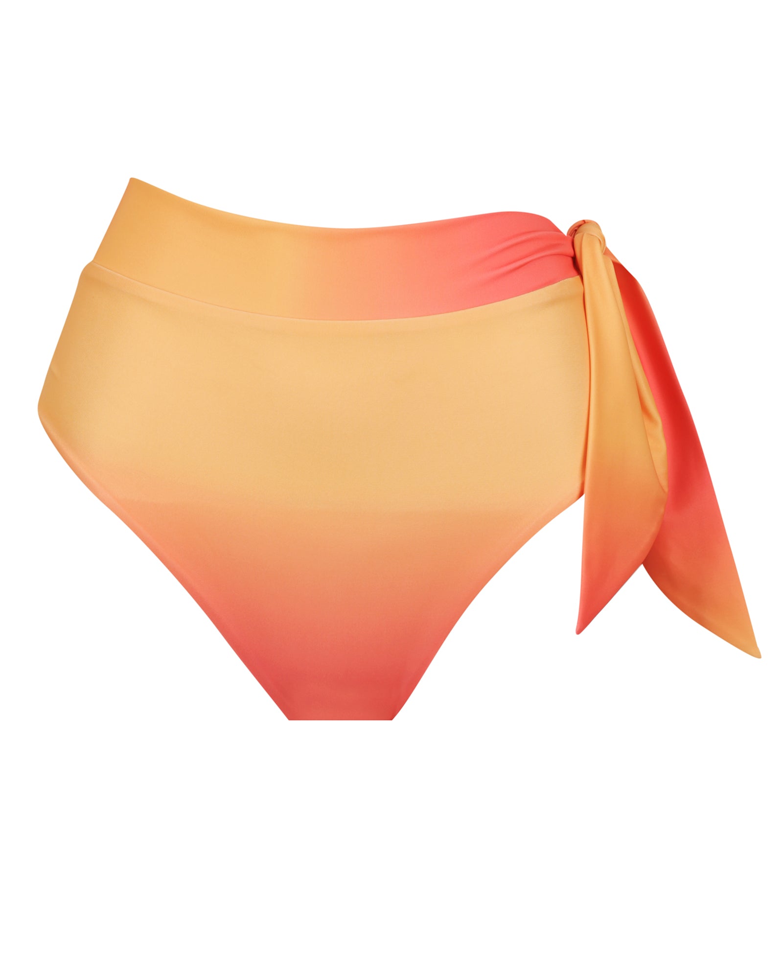 Prague High Waist Bikini Bottom - Sunrise