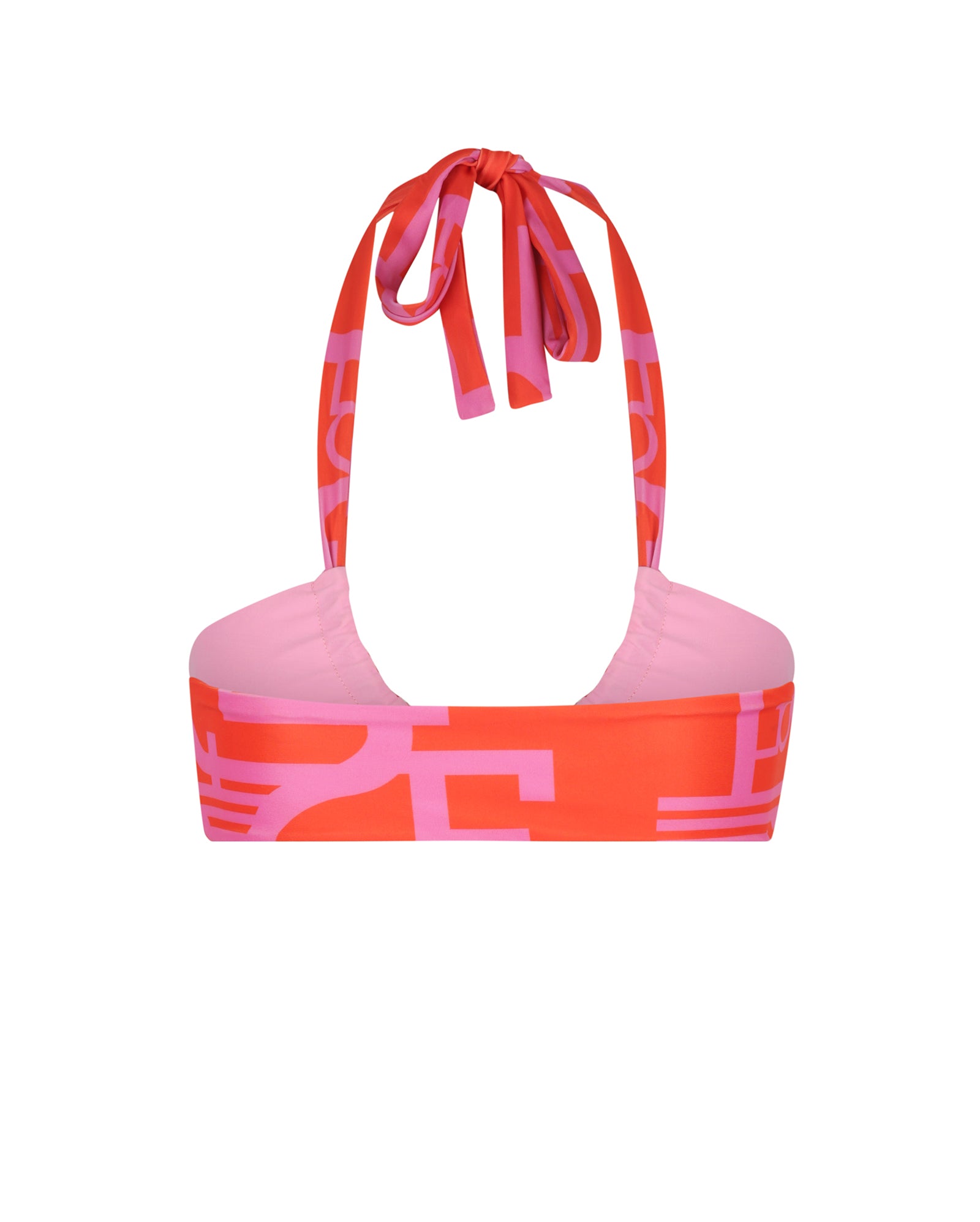 Santorini Bikini Top - Eclipse Print Fushcia