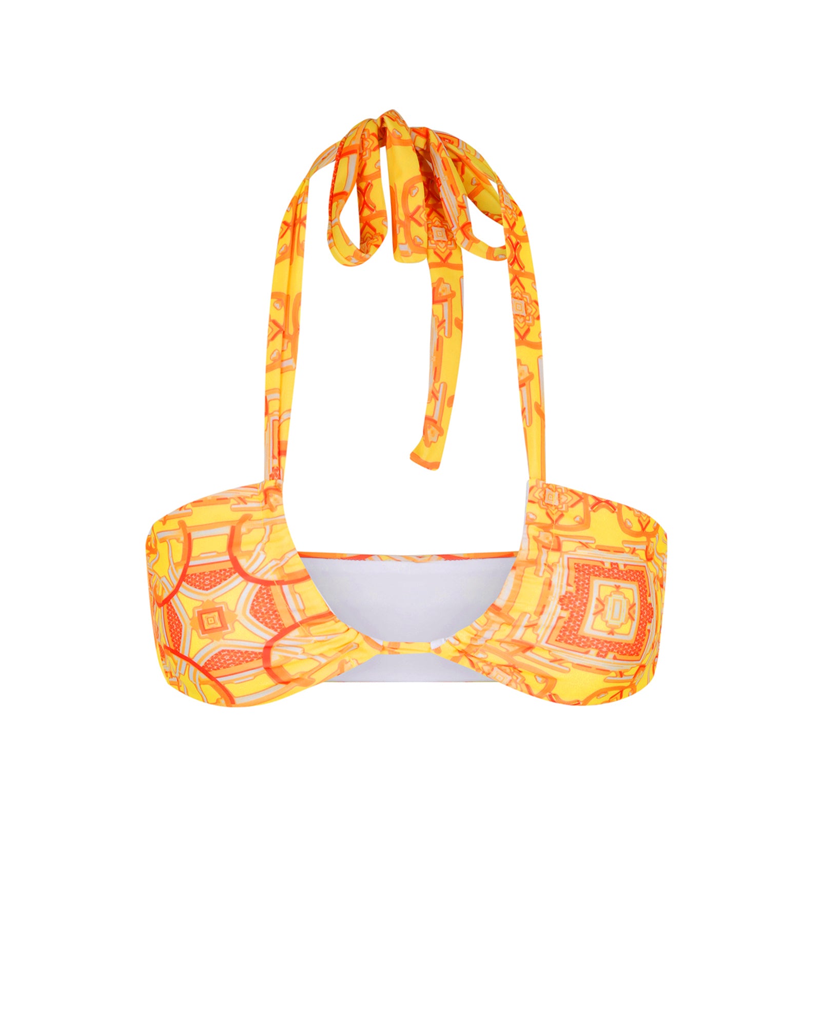 Santorini Bikini Top - Kaleidoscope Yellow