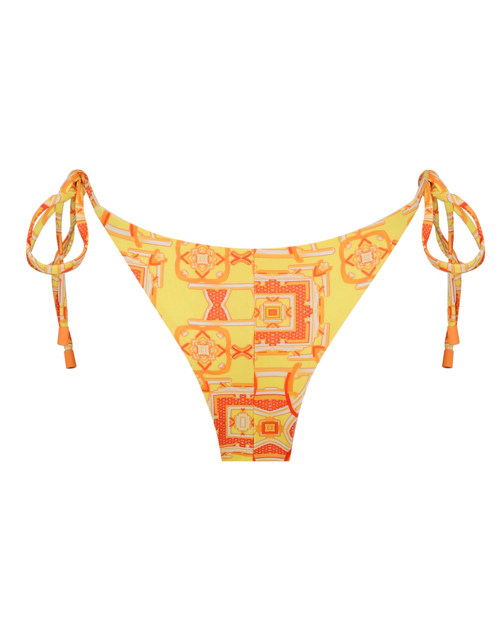 Amalfi Bikini Bottom - Kaleidoscope Yellow