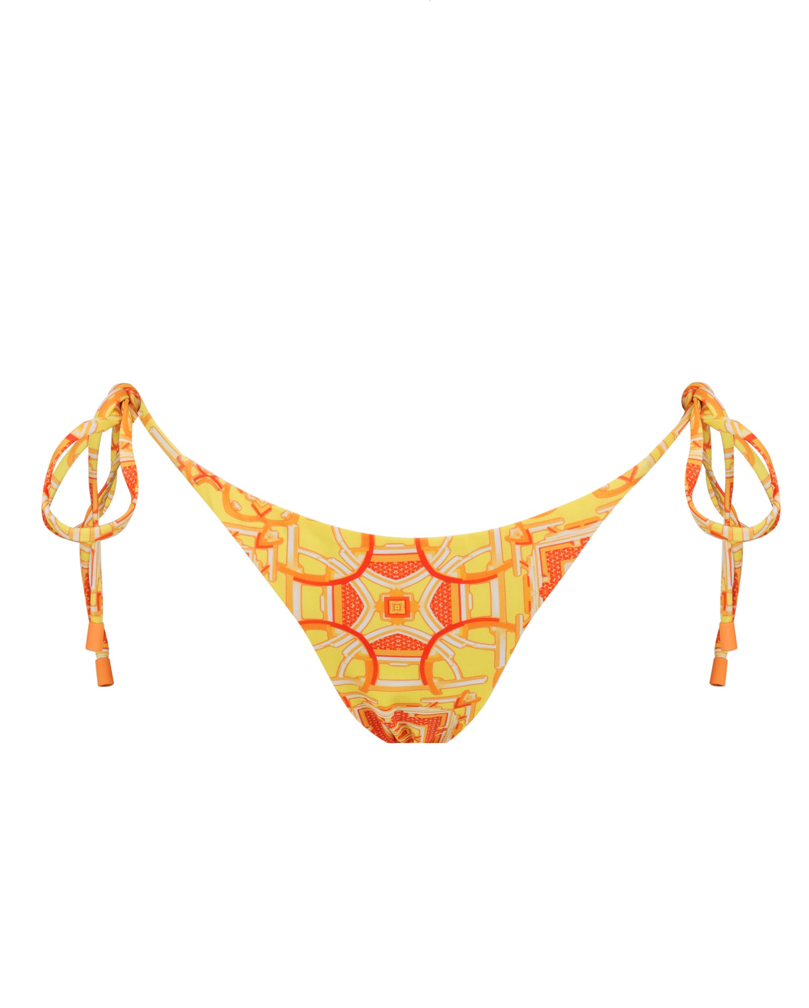 Amalfi Bikini Bottom - Kaleidoscope Yellow